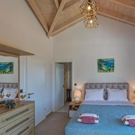 Majestic Stone Sea View Pool Villa Antipata (Erisos)