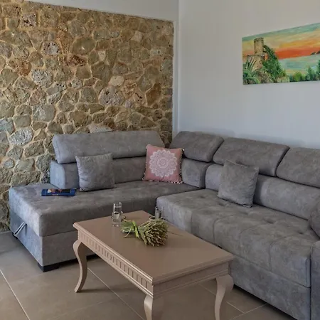 Majestic Stone Sea View Pool Villa Antipata (Erisos)